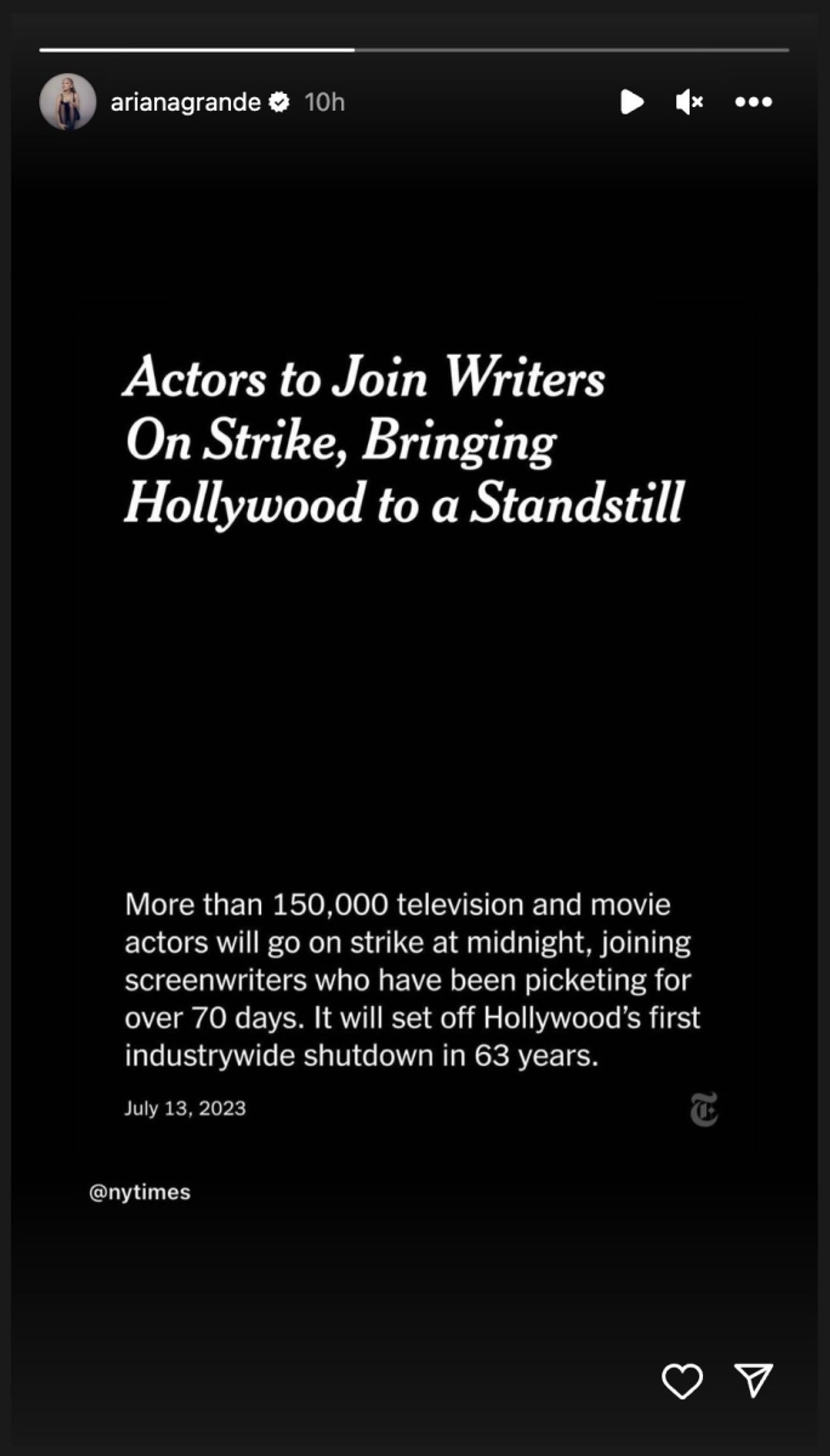 Update: WICKED Movie Shuts Down Production Following SAG-AFTRA Strike  Image