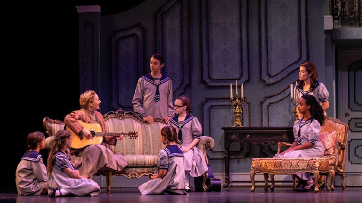 Maria & the von Trapp Children  (Hayley Podschun & the children) at 