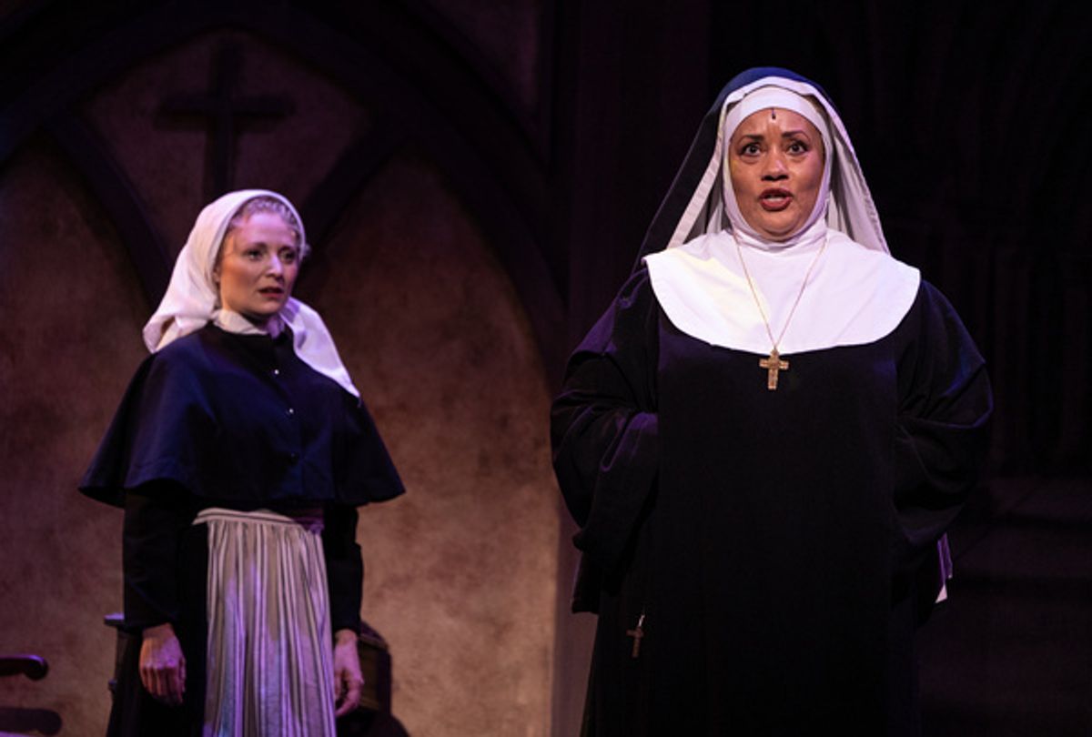 Maria & Mother Abbess  (Hayley Podschun & Joy Lynn Jacobs) at 
