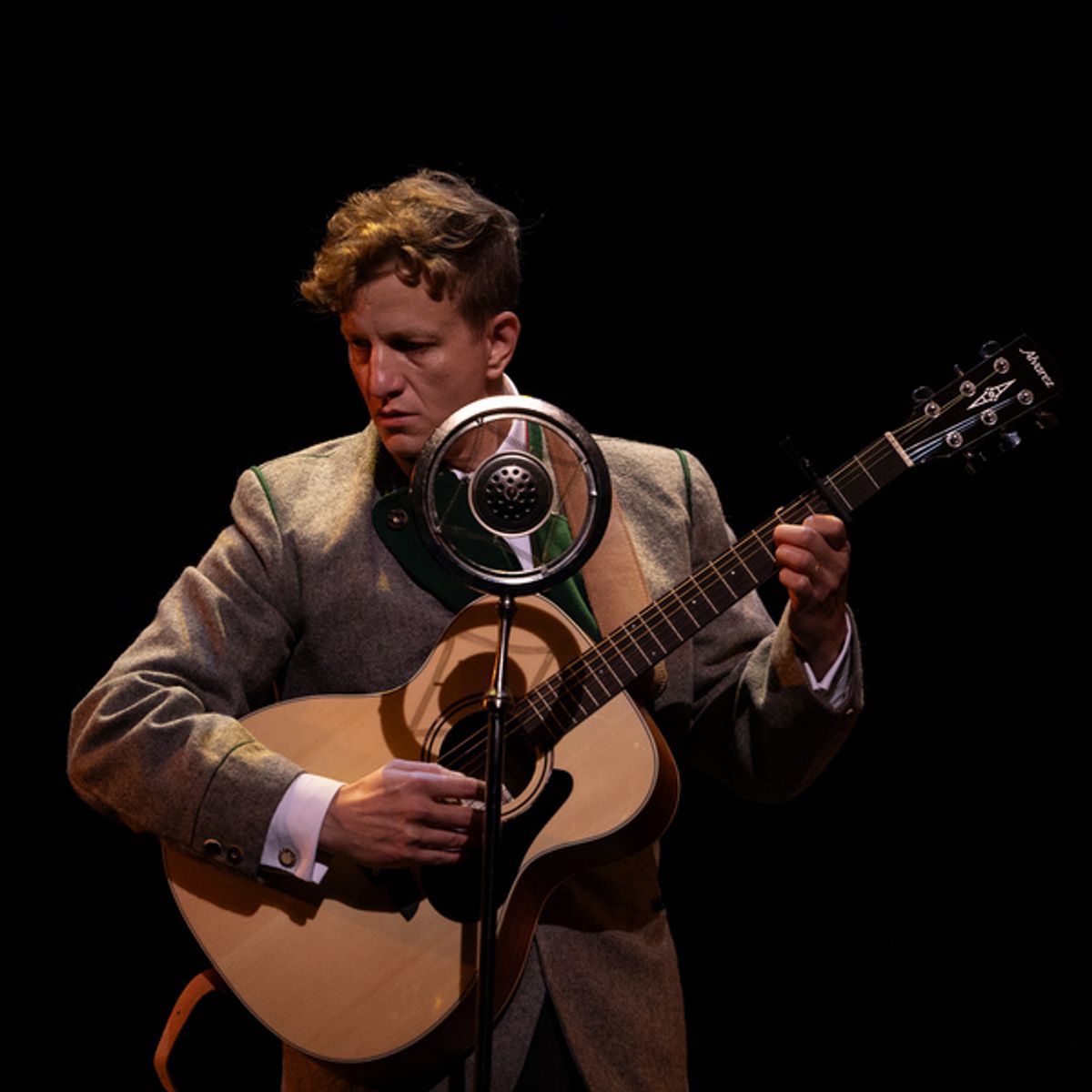 Captain von Trapp (Jeremy Landon Hays) at 
