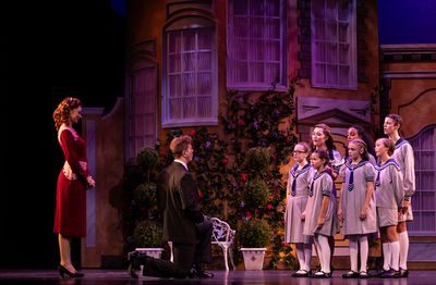 Captain von Trapp, Elsa & the children (Jeremy Landon Hays, Taylor Tveten & the child Photo