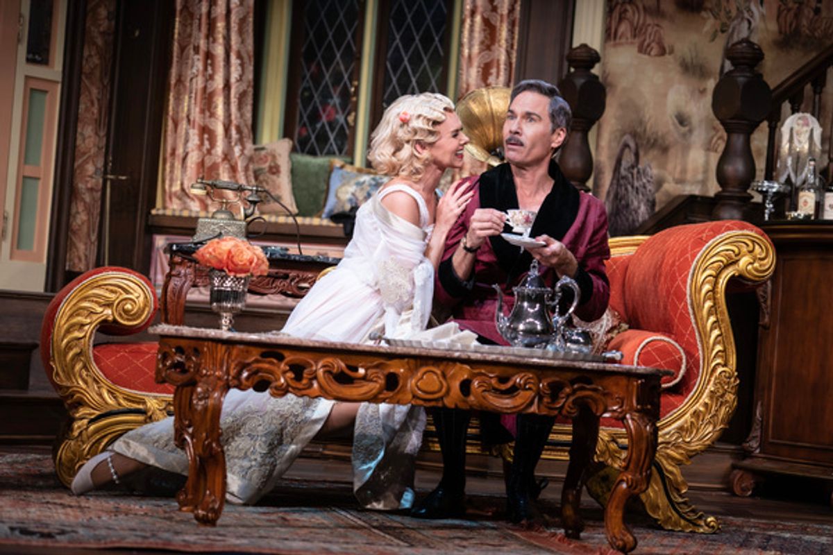 Laura Bell Bundy (Sylvia) and Eric McCormack (Beau)
 at 