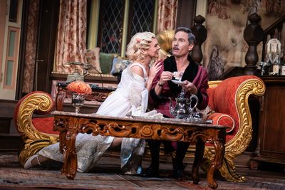 Laura Bell Bundy (Sylvia) and Eric McCormack (Beau)
 Photo