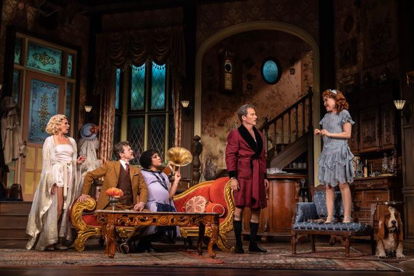Laura Bell Bundy (Sylvia), Alex Moffat (Clarke), Lilli Cooper (Marjorie), Eric McCorm Photo