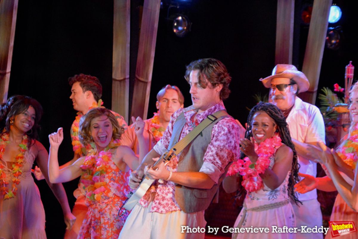 Sam Sherwood and The Cast of Escape to Margaitaville at 