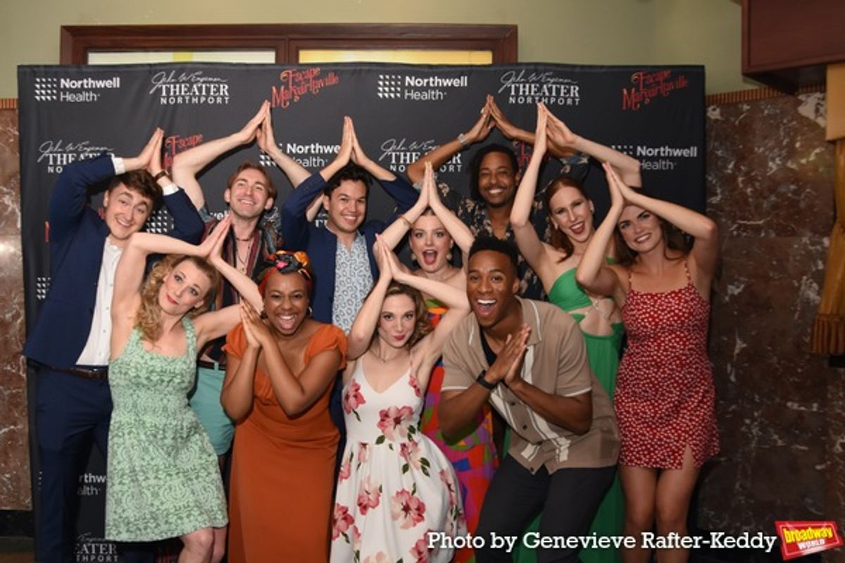 The Ensemble Cast that includes- Danielle Cooper, Lance Jewett, Brianna Kaleen, Ashley Klinger, Anna Chase Lanier, Alexis Loiselle, Mikey Marmann, Leron Wellington, Sarah Lindsey and Brett Rawlings at 