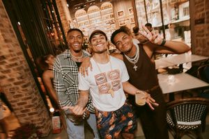 Jordan Markus, Jamaal Fields-Green, Roman Banks  Photo