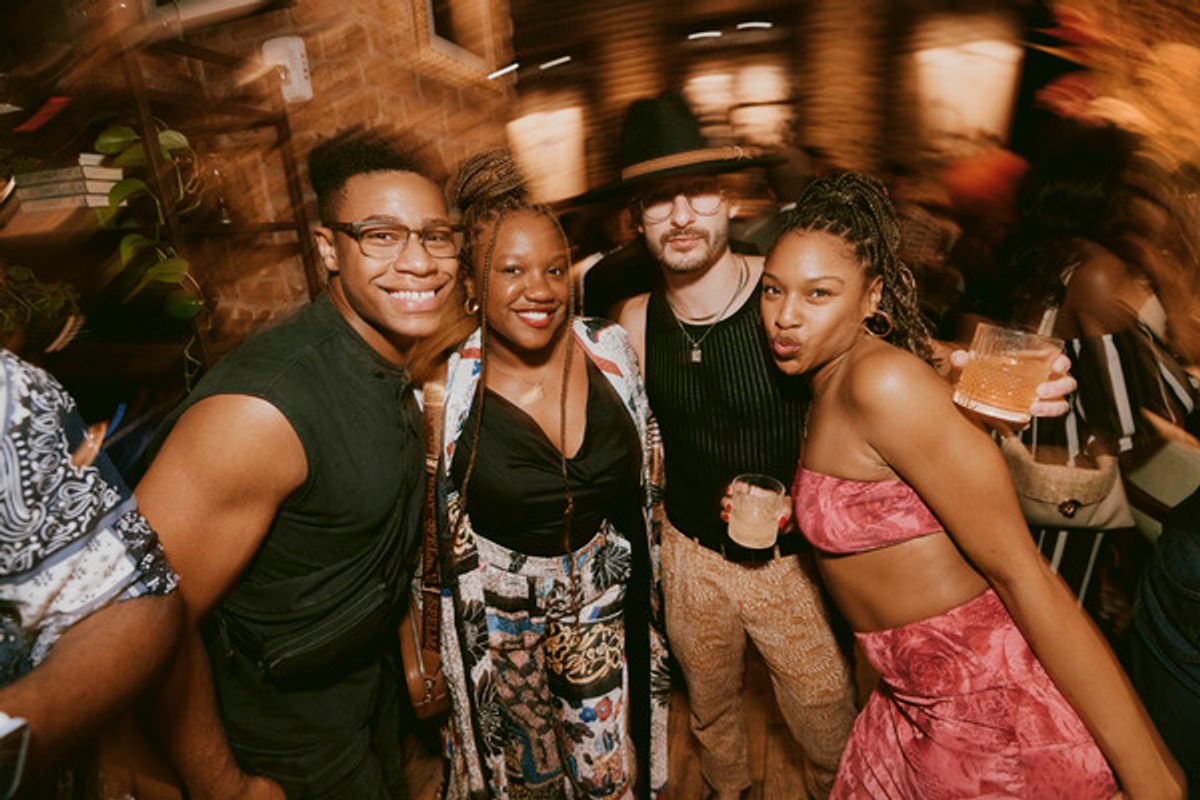 Michael Harmon, Rajané Katurah, Janayé McAlpine at 
