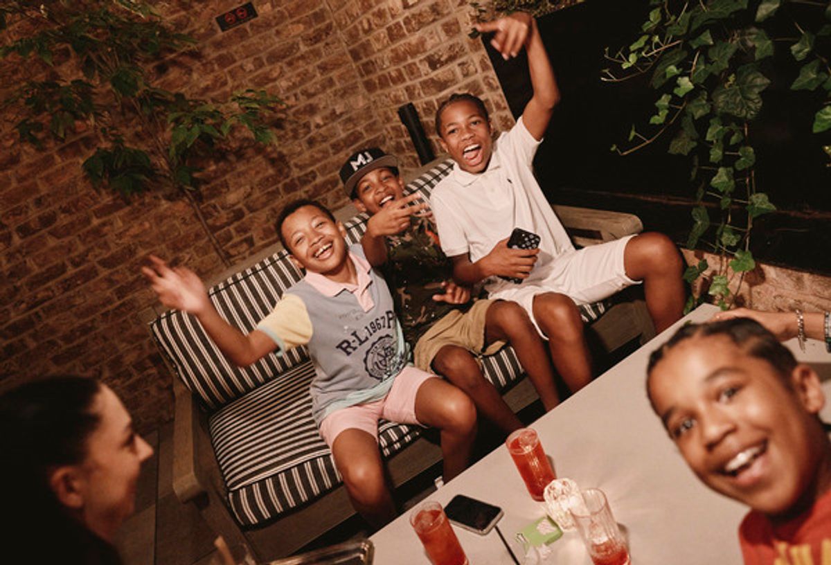 Ethan Joseph, Josiah Benson, Jaylen Lyndon Hunter, Bane Griffith at 