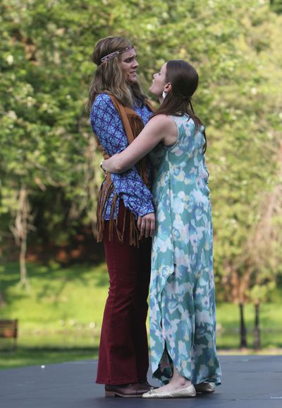 Amanda Evans and Laura Menzie. Photo by Gary Wilson. Photo