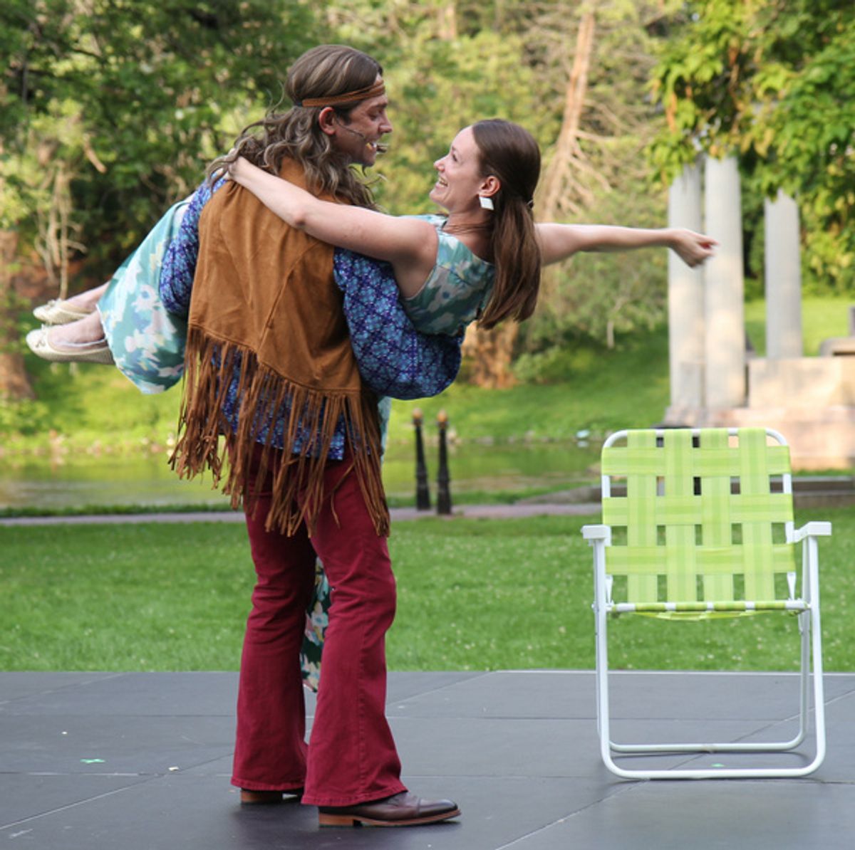 Michael Raver and Laura Menzie. Photo by Gary Wilson. at 