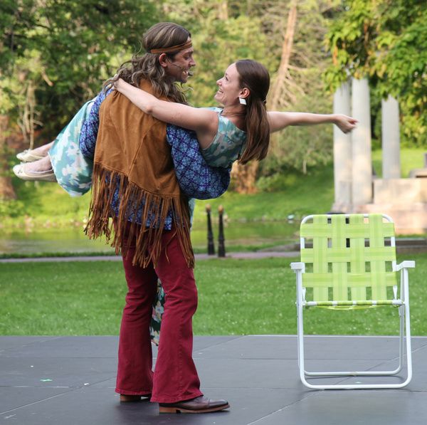 Michael Raver and Laura Menzie. Photo by Gary Wilson. Photo