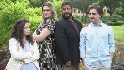 Kate Giffin, Cat McAlpine, John Michael Holmes, and John Cuozzo Photo