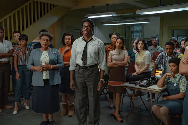 Colman Domingo as Bayard Rustin, CCH Pounder as Dr. Anna Hedgeman, Melissa Rakiro as  Photo