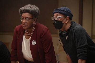 CCH Pounder as Dr. Anna Hedgeman and George C. Wolfe (Director-Writer) Photo