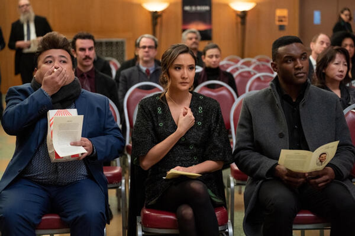 Don Darryl Rivera, Ashley Park, and Gerald Caesar at 