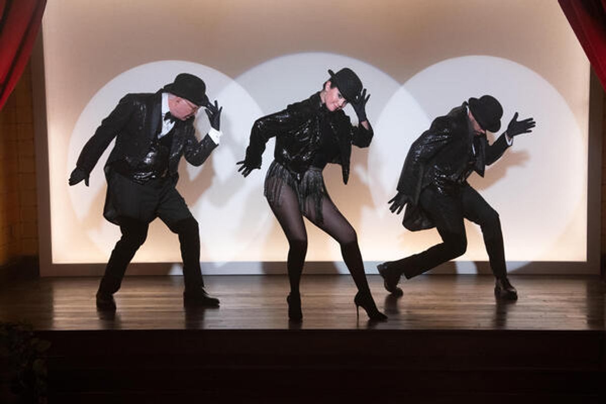 Steve Martin, Selena Gomez, and Ryan Broussard at 