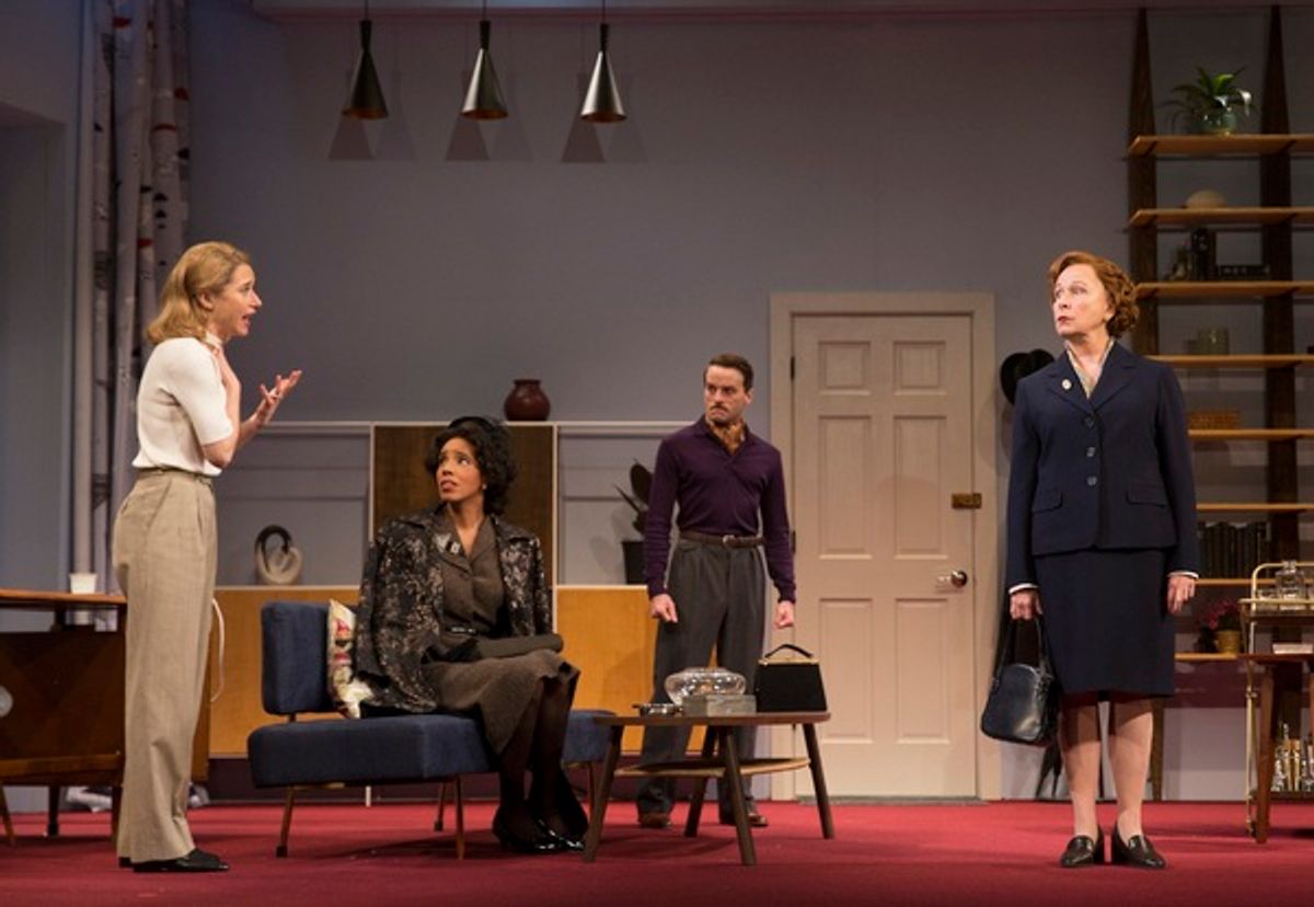 Kate Abbruzzese, Krystel Lucas, Patrick Andrews, and Kate Burton at 