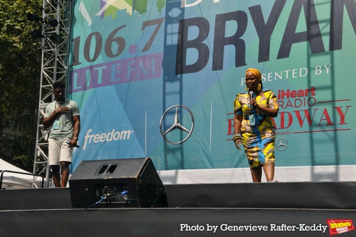 Brandon McCall and Tshidi Manye at 