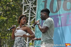Pearl Khwezi and Brandon McCall @ BroadwayWorld Pearl Khwezi and Brandon McCall Photo