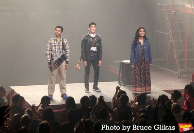 Moses Villarama and The Cast of "Here Lies Love"  Photo