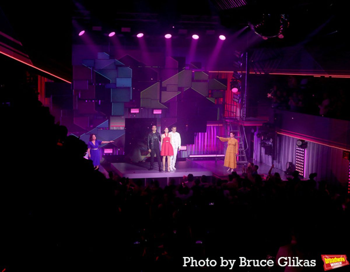 Melody Butiu, Jose Llana, Arielle Jacobs, Conrad Ricamora and Lea Salonga at 