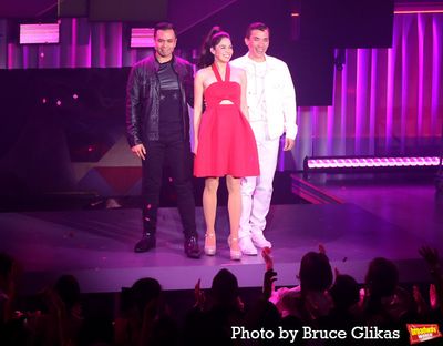 Jose Llana, Arielle Jacobs and Conrad Ricamora  Photo