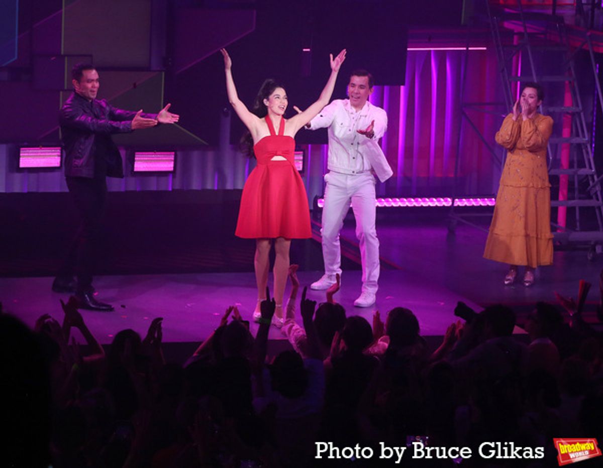 Jose Llana, Arielle Jacobs, Conrad Ricamora and Lea Salonga at 