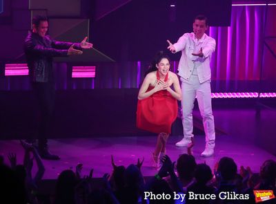 Jose Llana, Arielle Jacobs and Conrad Ricamora Photo