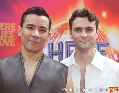 Conrad Ricamora and Peter Wesley Ricamora Jensen Photo