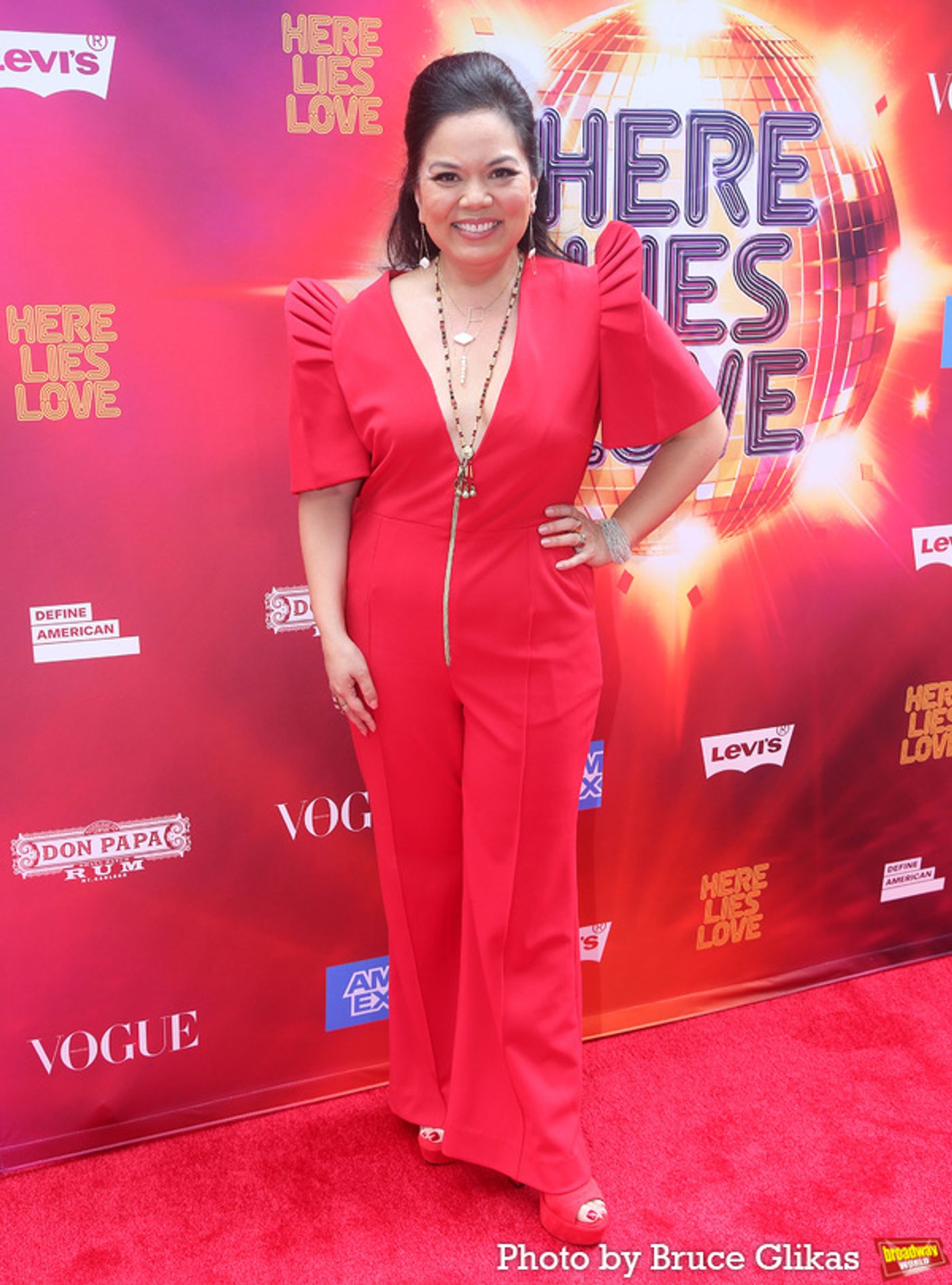Photos: HERE LIES LOVE Cast and Creative Team Walk the Red Carpet on Opening Night  Image