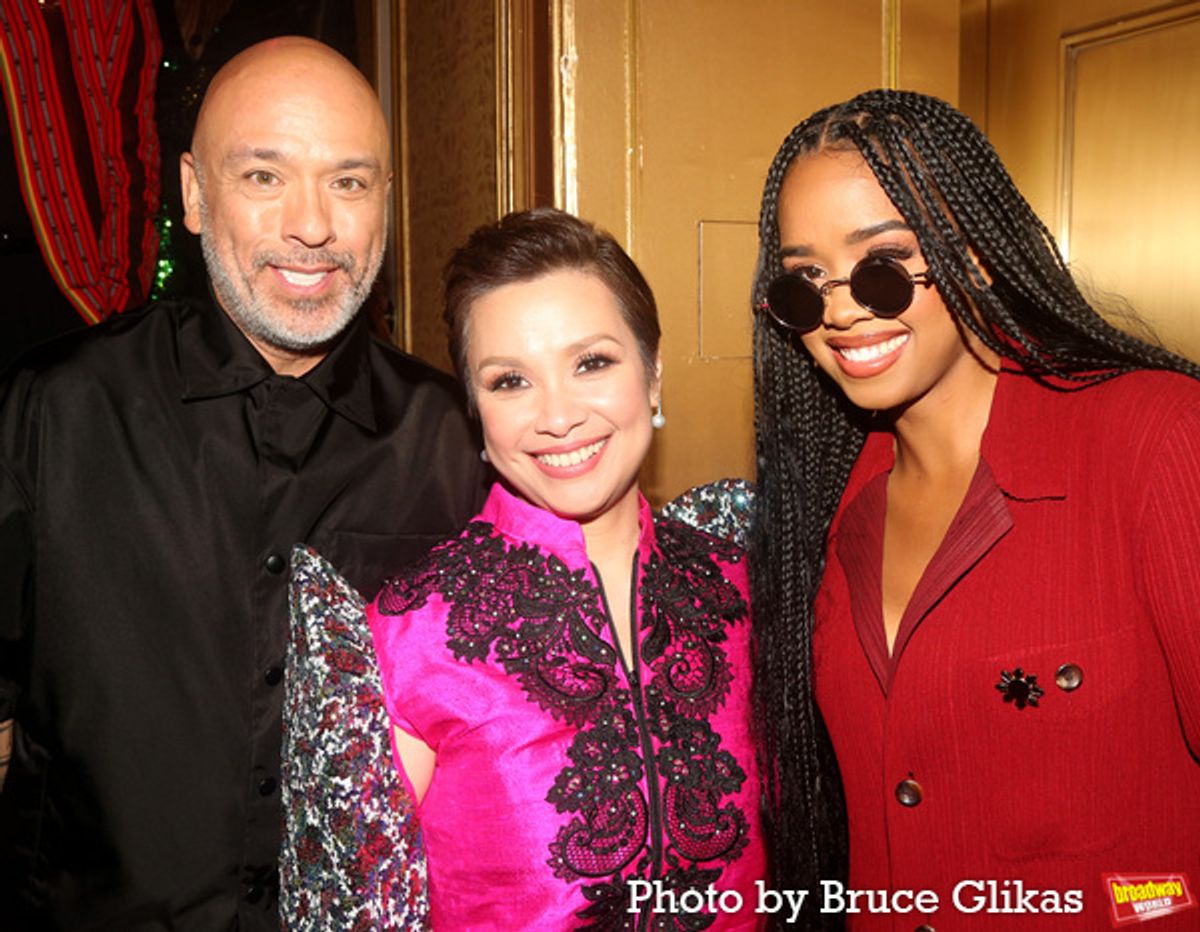 Jo Koy, Lea Salonga and H.E.R. aka Gabriella Wilson at 