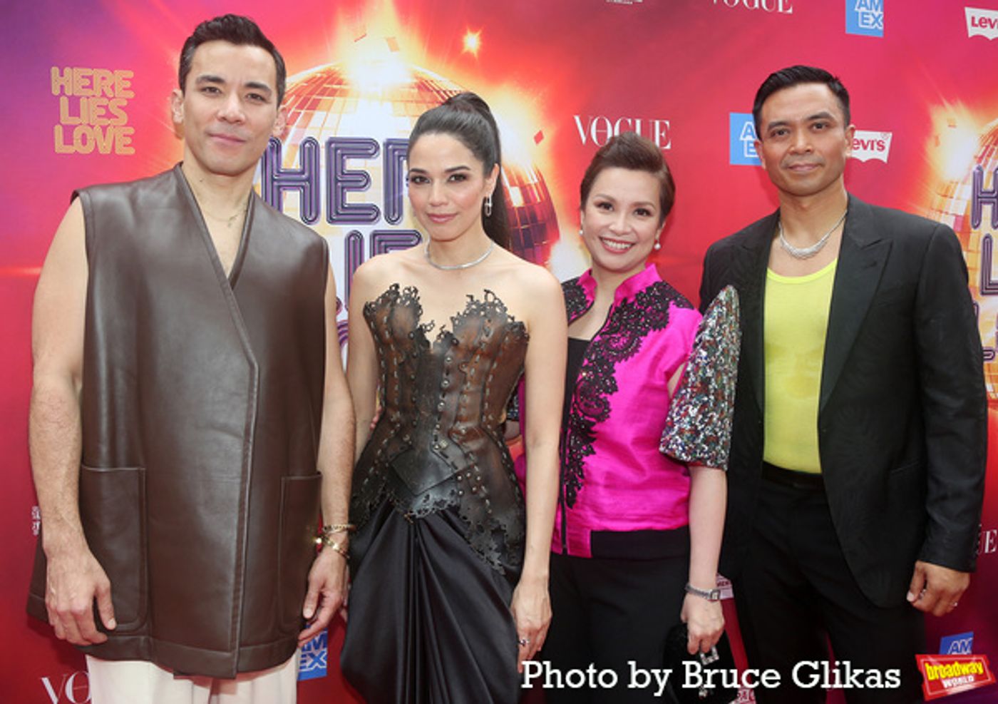 Photos: HERE LIES LOVE Cast and Creative Team Walk the Red Carpet on Opening Night  Image