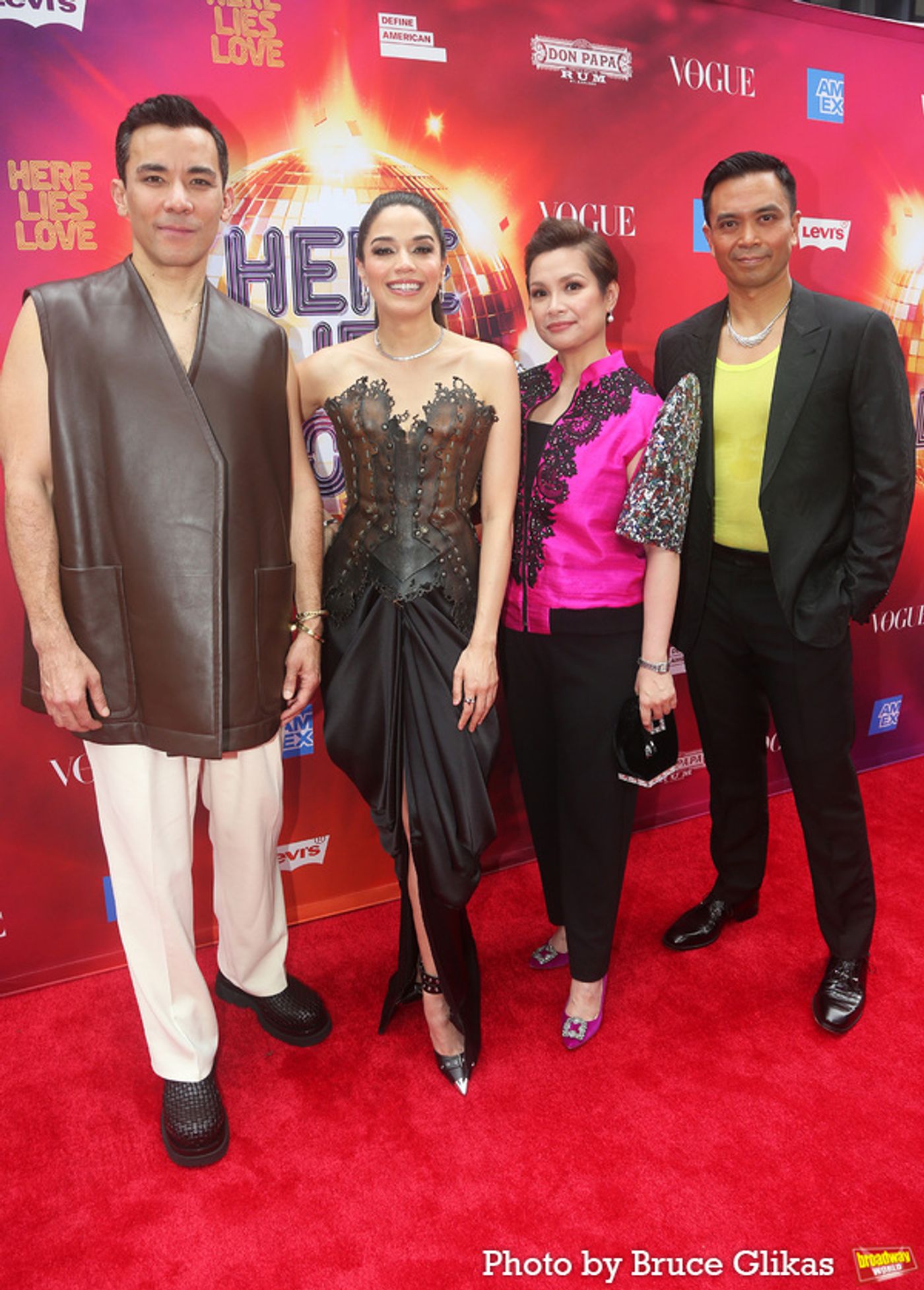 Photos: HERE LIES LOVE Cast and Creative Team Walk the Red Carpet on Opening Night  Image