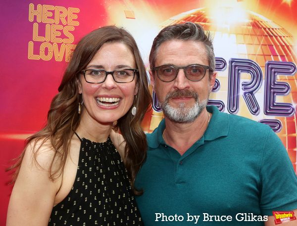 Lear deBessonet and Raul Esparza Photo