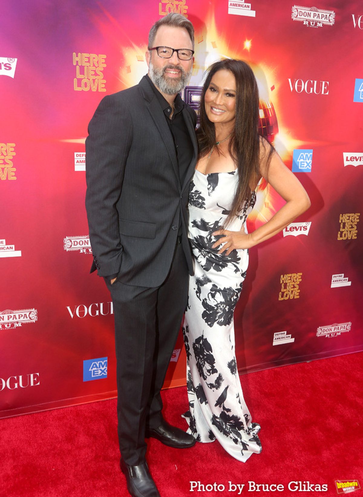 Paul Debevec and Tia Carrere at 