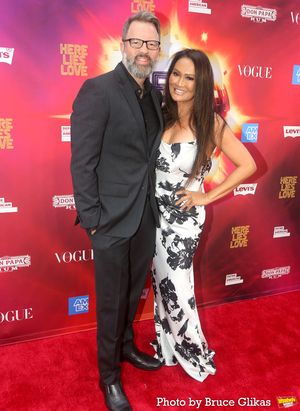 Paul Debevec and Tia Carrere Photo