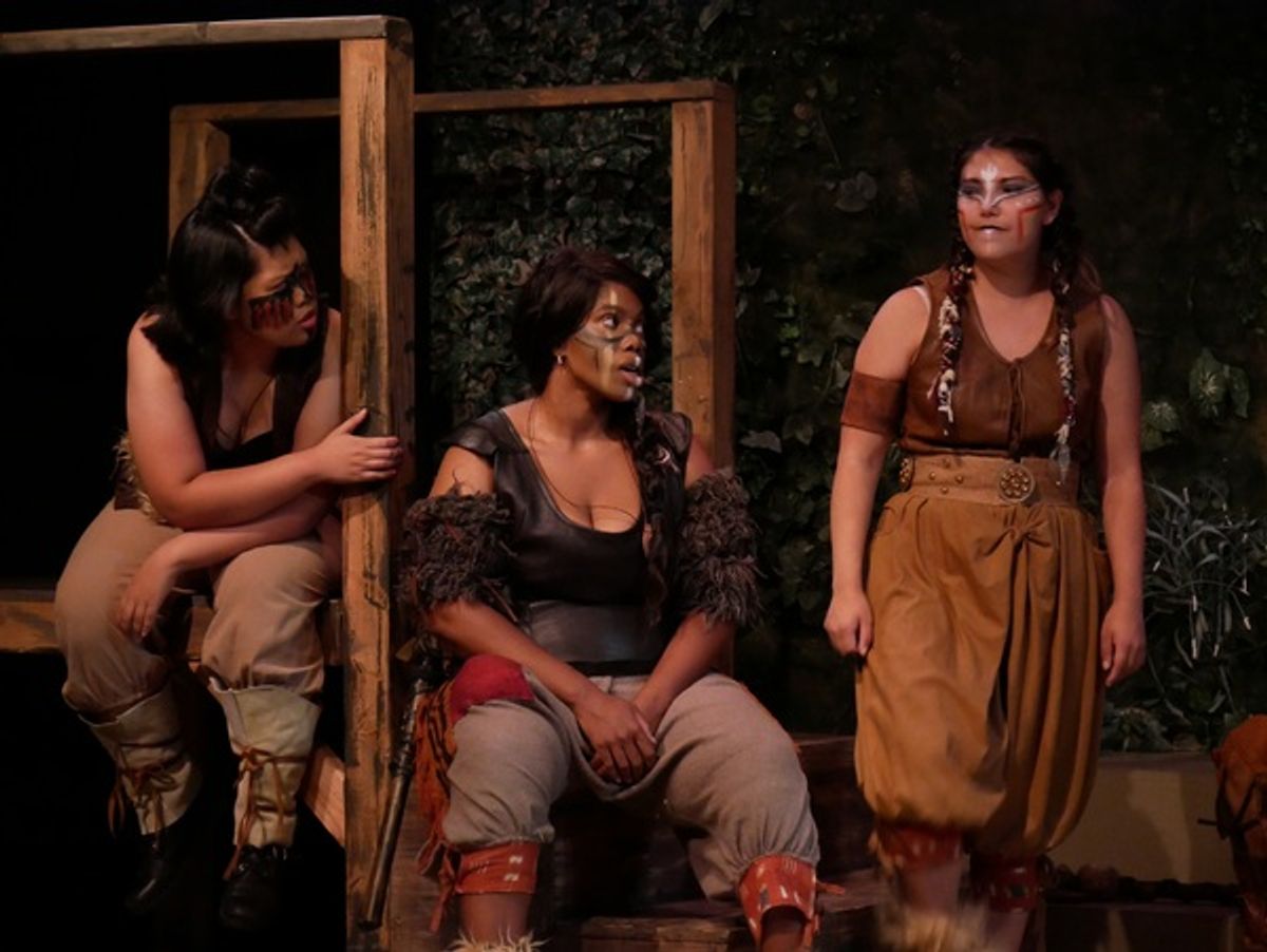 Lara Blanco, Zenarra James, Maia Luer at 