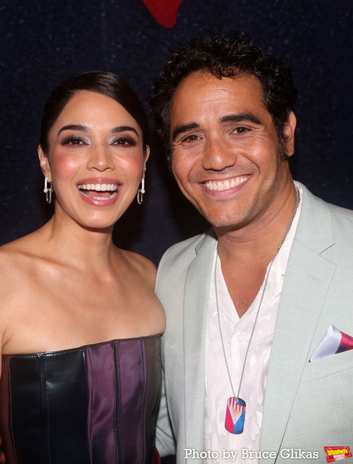 Arielle Jacobs and Adam Jacobs at 