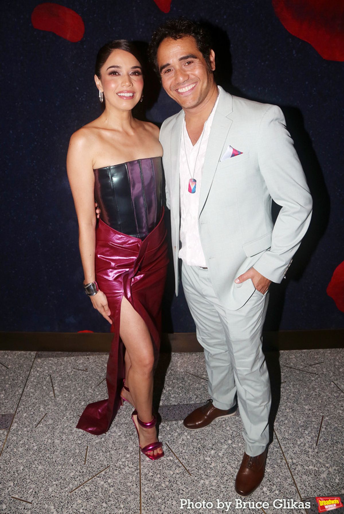 Arielle Jacobs and Adam Jacobs at 