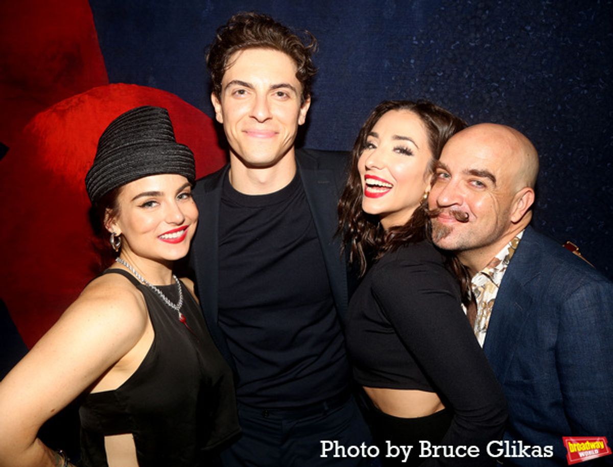 Joanna 'JoJo' Levesque, Derek Klena, Asley Loren and Eric Anderson at 