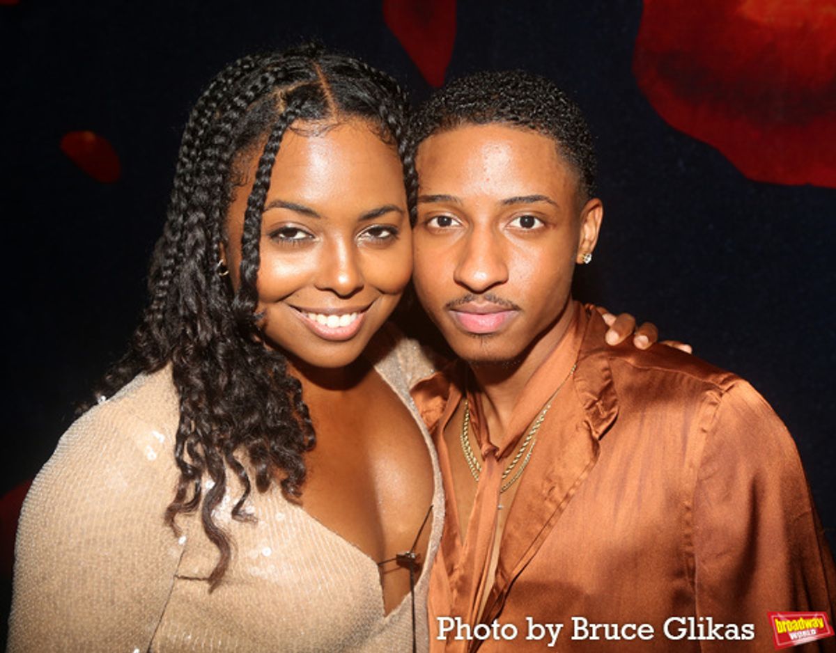 Adrienne Warren and Myles Frost at 