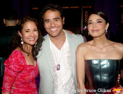 Ali Ewoldt, Adam Jacobs and Arielle Jacobs  Photo