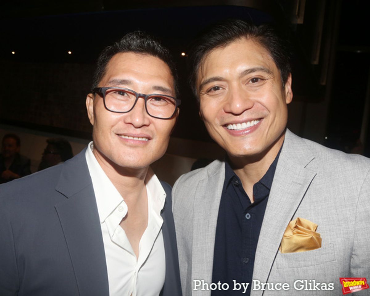 Daniel Dae Kim and Paolo Montalban at 