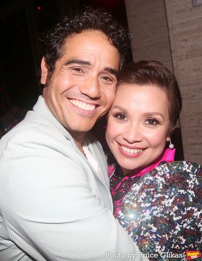 Adam Jacobs and Lea Salonga Photo