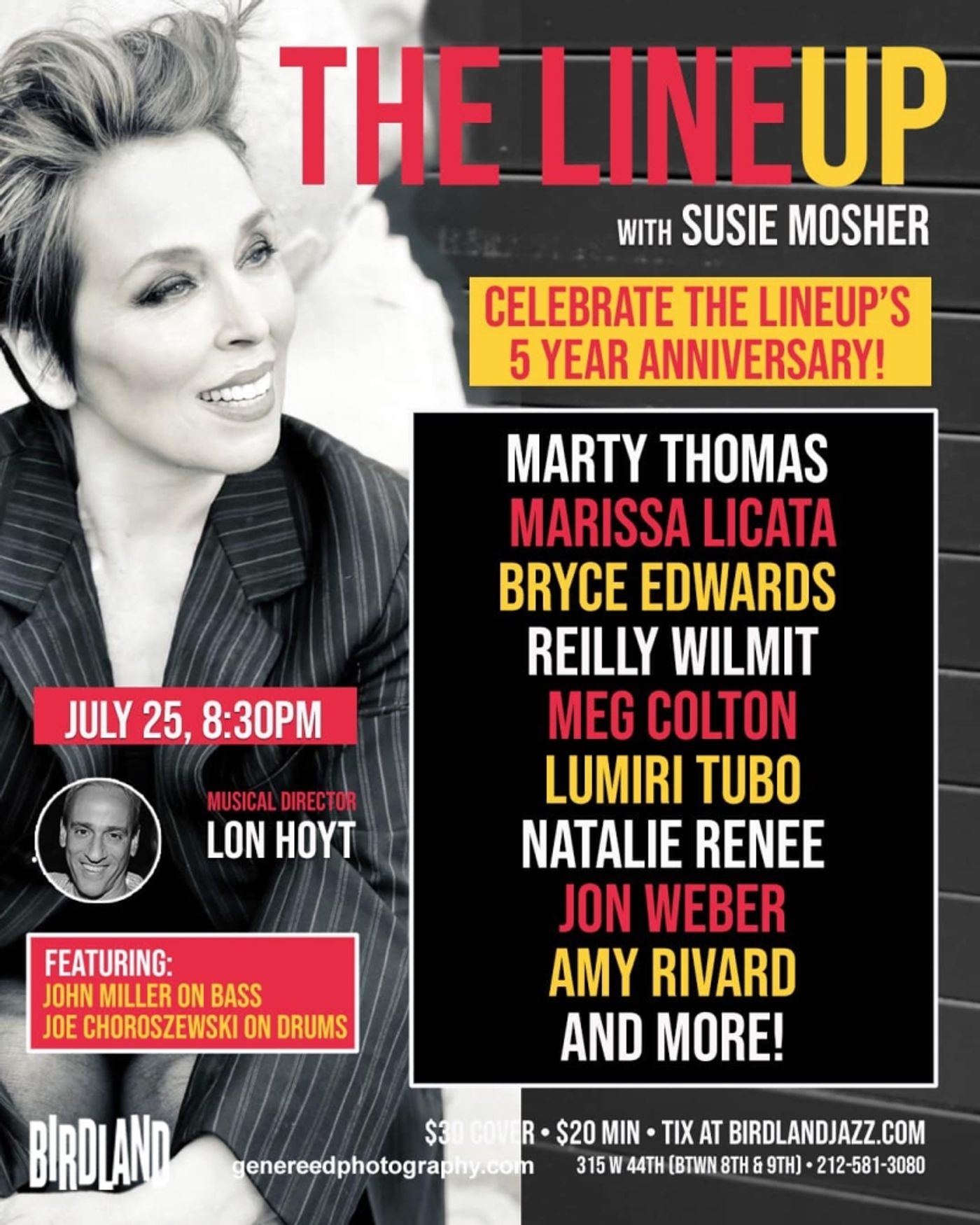 Feature: THE LINEUP WITH SUSIE MOSHER Celebrates Five Years At Birdland Theater  Image