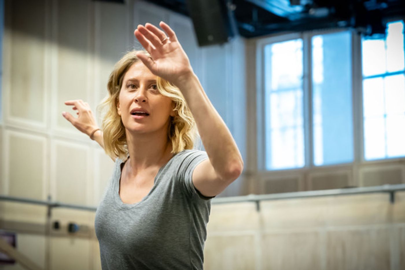 Photos: First Look at Caissie Levy, Jamie Parker and More in Rehearsal for NEXT TO NORMAL at Donmar Warehouse  Image