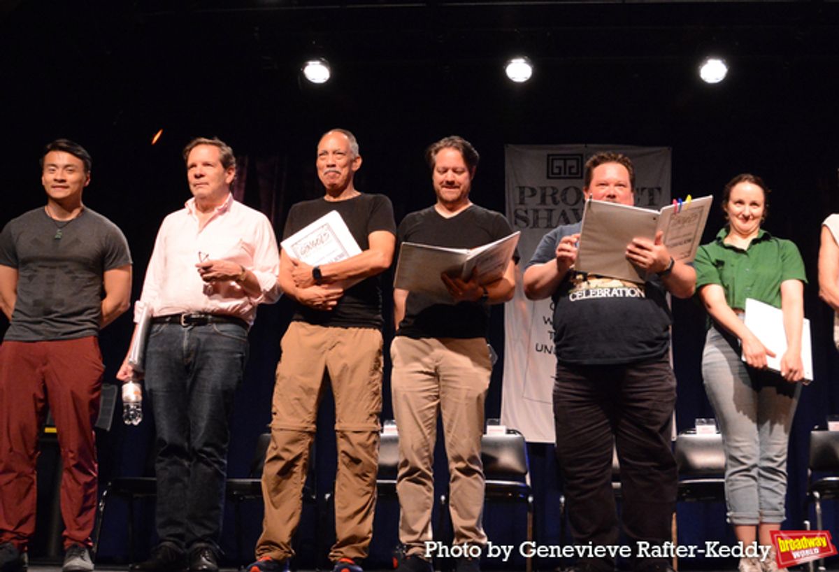 David Lee Huynh, Thomas Jay Ryan, Thompson Sesma, Robert Petkoff Justin Squigs Robertson and Kate Hamill at 