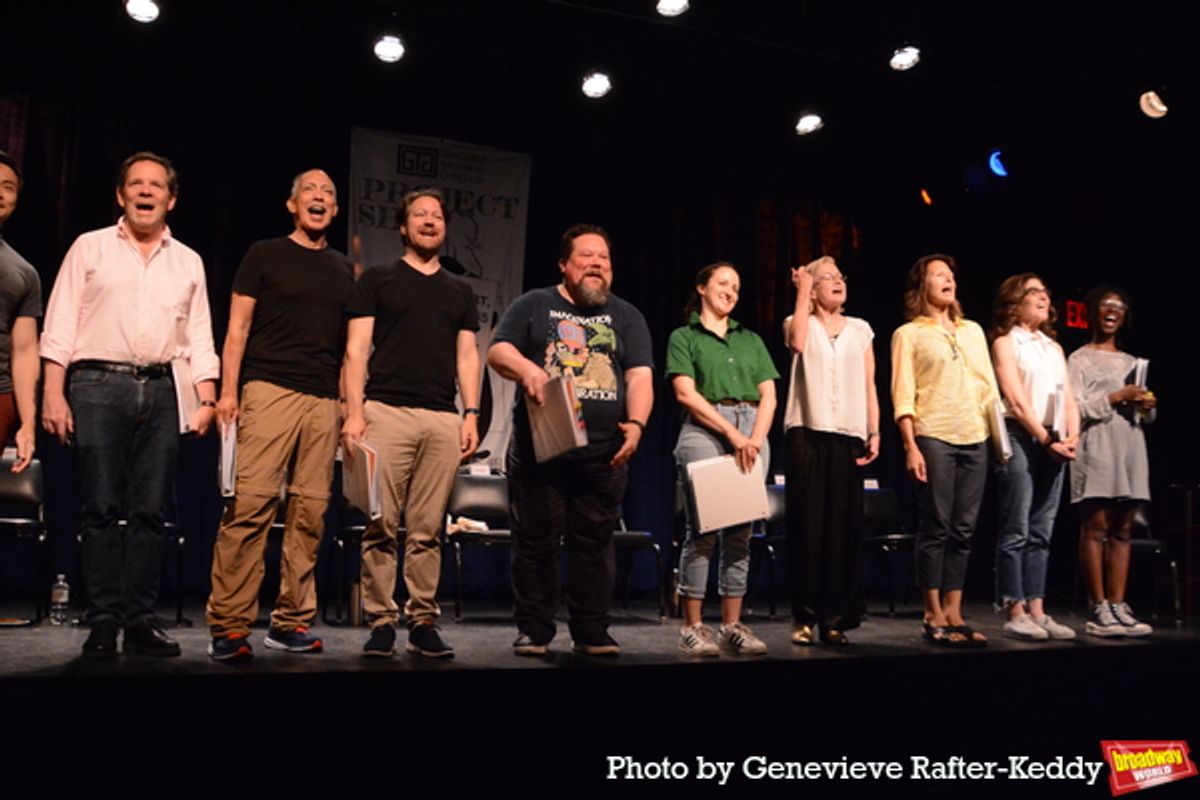 Thomas Jay Ryan, Thom Sesma, Robert Petkoff, Justin Squigs Robertson, Kate Hamill, Alison Fraser, Jennifer van Dyck, Laura Patinkin and Shavanna Calder at 