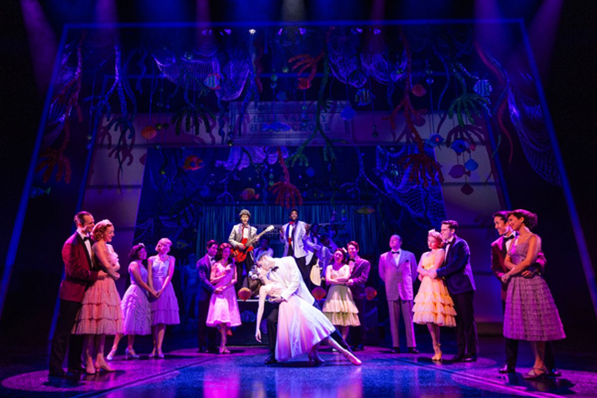 Hugh Coles, Liana Hunt, and cast at 